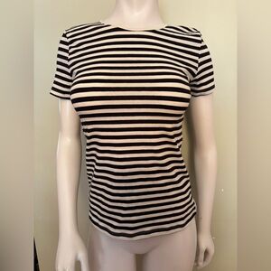 H&M Striped Black and White Women's Top